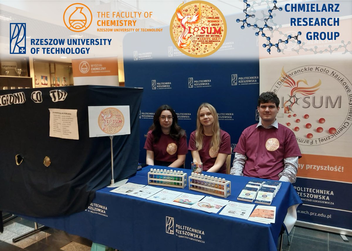 Chmielarz Research Group (@chmielarz_group) on Twitter photo 📢Today we are delighted to share our knowledge and experience 🧪⚗️ during a seminar entitled "Selected Problems of Chemistry" with future students of our Faculty <a href="/PolitechnikaRz/">Politechnika Rzeszowska im. Ignacego Łukasiewicza</a>
We prepared demonstrations 🔬 🧪and competitions 🏆 for participants 🧑🎓❗️ 📢Today we are delighted to share our knowledge and experience 🧪⚗️ during a seminar entitled "Selected Problems of Chemistry" with future students of our Faculty <a href="/PolitechnikaRz/">Politechnika Rzeszowska im. Ignacego Łukasiewicza</a>
We prepared demonstrations 🔬 🧪and competitions 🏆 for participants 🧑🎓❗️
