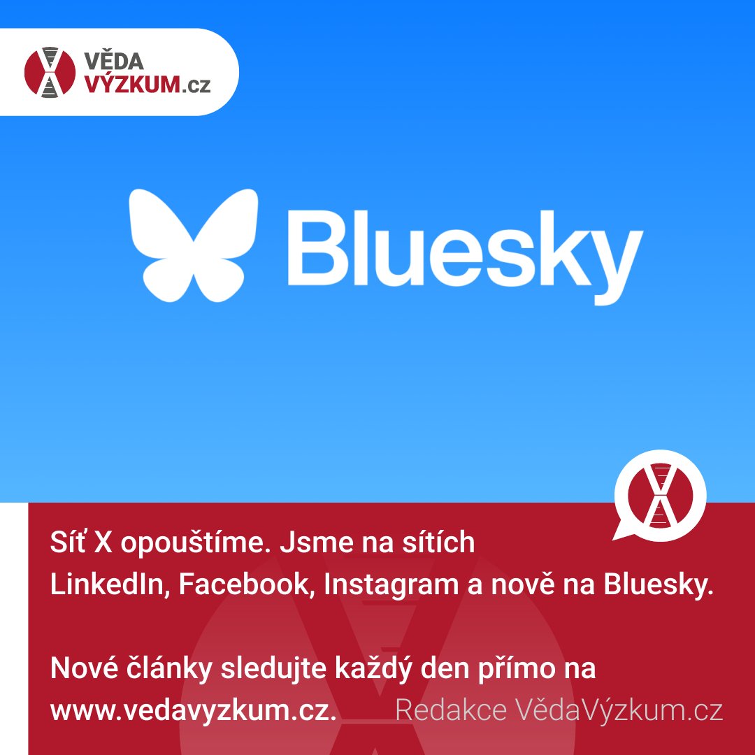 vedavyzkum_cz's tweet image. Děkujeme, že nás čtete, a těšíme se na vás na portále VedaVyzkum.cz či na Bluesky nebo jiných sítích.