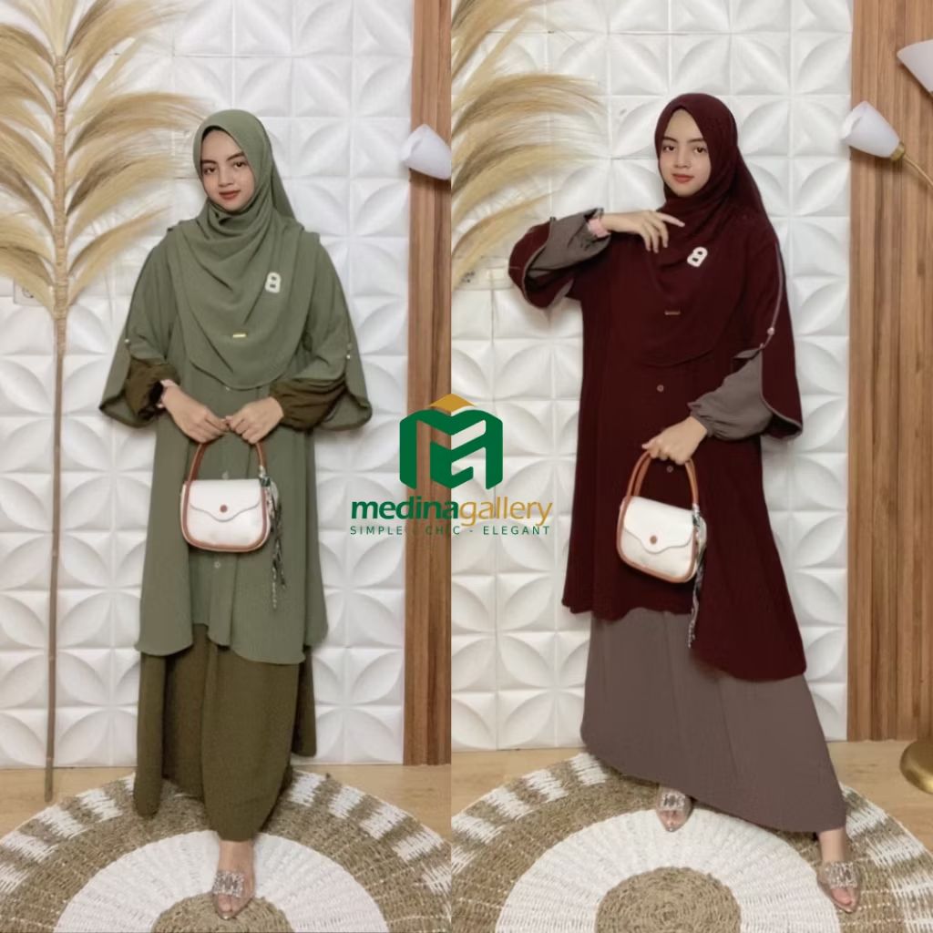 Dadansubagjaa's tweet photo. Cek (READY) Salima Dress One Set Rok Tunik Syar’i Full Kancing Set Hijab Pasmina Oval dengan harga Rp92.900. Dapatkan di Shopee sekarang! https://t.co/cZqU0JhSLh https://t.co/TFJPwFuU8b