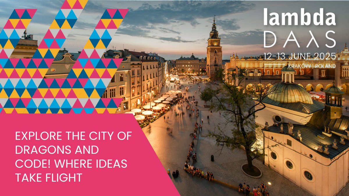 LambdaDays's tweet image. Krakow isn’t just about dragons 🐉—it’s where academia meets industry! 🤓 Researchers, check out the city fueling innovation with functional languages like #Haskell, #Elixir, and #Scala.

Come for the medieval vibe, stay for the code at #LambdaDays2025!

Register:…
