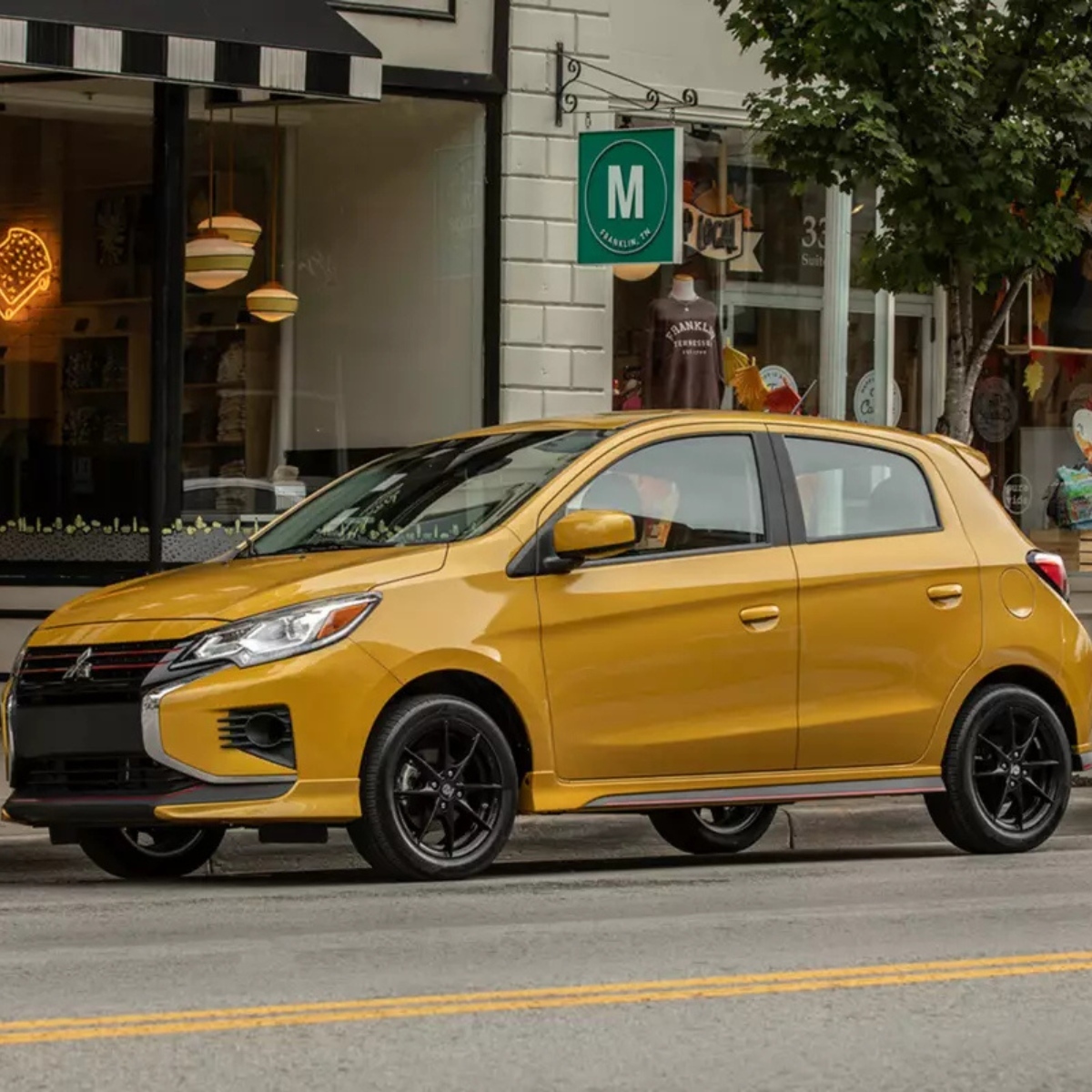 The 2024 #MitsubishiMirage is here to make every mile count! 🚗 With impressive fuel economy, sleek design, and nimble handling, the road ahead is waiting. 🙌 Stop by and take advantage of great deals for Presidents' Day!  #CarCrushWednesday #Mitsubishi #MitsubishiUSA