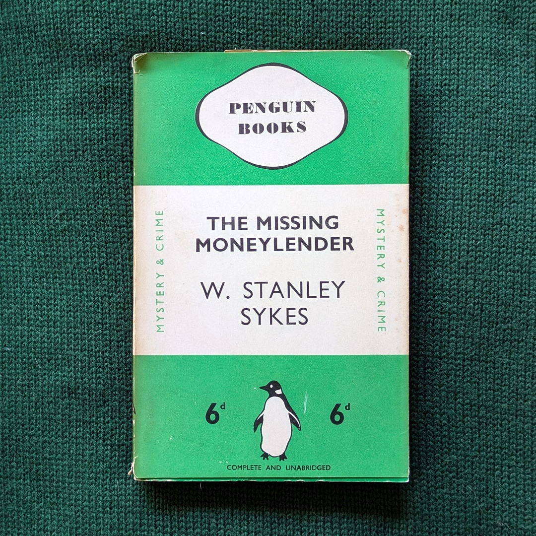 Shedunnit (@shedunnitshow) on Twitter photo New episode! The book for today's episode is Penguin 62, The Missing Moneylender by W. Stanley Sykes. First published in 1931, it became a Penguin in 1936. This was an entirely new title for both <a href="/c_crampton/">Caroline Crampton</a> and her guest @clothesinbooks. Listen now: pod.link/1439204048 New episode! The book for today's episode is Penguin 62, The Missing Moneylender by W. Stanley Sykes. First published in 1931, it became a Penguin in 1936. This was an entirely new title for both <a href="/c_crampton/">Caroline Crampton</a> and her guest @clothesinbooks. Listen now: pod.link/1439204048