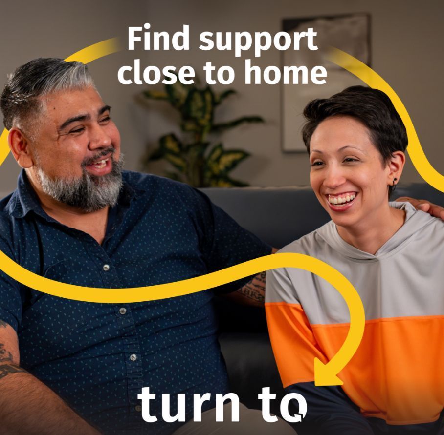 Turning to trusted family and friends for help is a powerful sign that you are ready to be happy and healthy. If you need more options to manage your mental health or substance use concern, there are resources nearby to help you.

#TurnTo TurnToSupportsTX.org