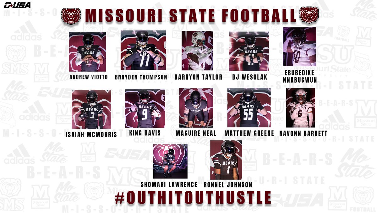 👀 Here’s a look at our 12 New Bear’s from our Mid Year signee’s!

#OutHitOutHustle #ProveIt