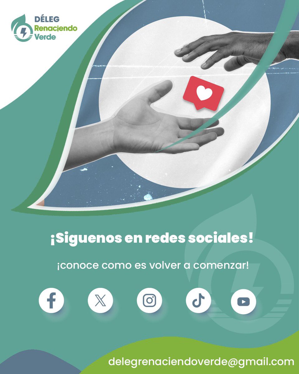 delegrenaciendo's tweet photo. #DelegRenaciendoVerde la encuentras en las #redessociales no olvides dar #repost y apoyar l difusión de #empezardenuevo y #reforestar el cantón https://t.co/Qihv8hiCYt