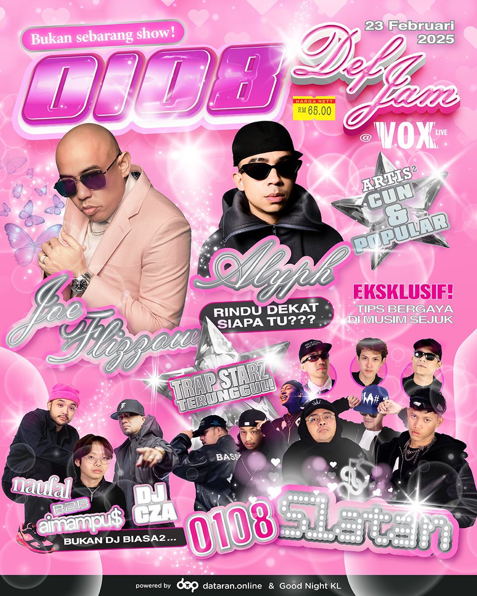 🗣 ''Slatan kalau buat show sendiri mesti selalu sidai setahun dua tahun sekali''

SAY NO MORE 🤷🏽‍♂️👇⬇️

PULL UPP PULL UPP 
TIX'$ 👉dataran.online/event-details/…