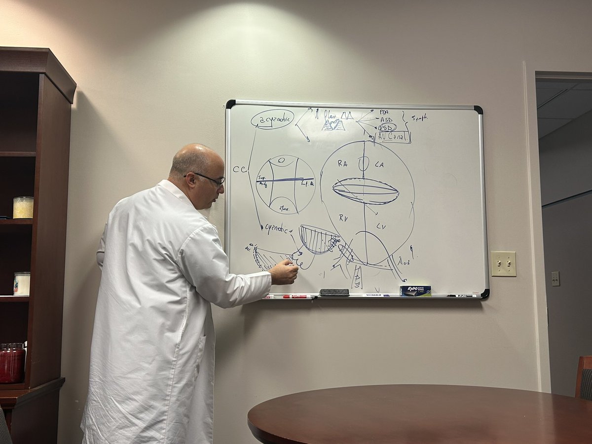 Mamadi Papus Keita, MD (@mpkeitamd) on Twitter photo A white board and a few markers -all you need for absolutely amazing didactics: #Congenital lecture week 3 out of 6
Dr Nento turning complex topics into simple concepts 👌🏾
<a href="/UHCTSurgery/">UH CT Surgery</a> <a href="/HarringtonHVI/">UH Harrington Heart & Vascular Institute</a> <a href="/UHRainbowBabies/">UH Rainbow Babies</a> A white board and a few markers -all you need for absolutely amazing didactics: #Congenital lecture week 3 out of 6
Dr Nento turning complex topics into simple concepts 👌🏾
<a href="/UHCTSurgery/">UH CT Surgery</a> <a href="/HarringtonHVI/">UH Harrington Heart & Vascular Institute</a> <a href="/UHRainbowBabies/">UH Rainbow Babies</a>