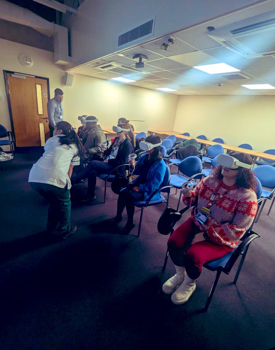 🌍✨ Exciting partnership in action! Simulation education, digital, and patient experience teams are harnessing VR to boost patient wellbeing, offering immersive escapes beyond hospital walls. A new era of care and connection! 🏥🎮 #HealthcareInnovation #PatientExperience
