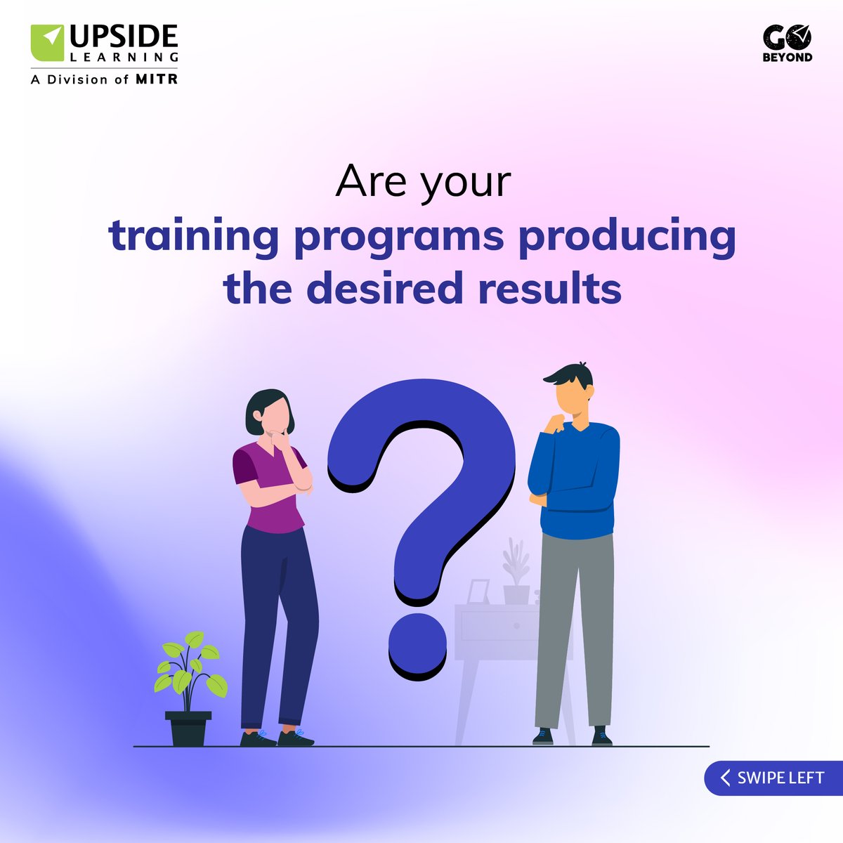 UpsideLearning's tweet image. Let us help you develop custom eLearning solutions that motivate your workforce and produce real outcomes.
To learn more about the solutions or to request a demo, please contact us at elearning@upsidelearning.com.

#Customelearning #UpsideLearning #LearningImpact #elearning #lnd