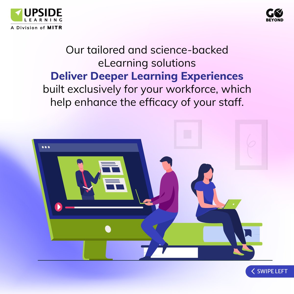 UpsideLearning's tweet image. Let us help you develop custom eLearning solutions that motivate your workforce and produce real outcomes.
To learn more about the solutions or to request a demo, please contact us at elearning@upsidelearning.com.

#Customelearning #UpsideLearning #LearningImpact #elearning #lnd