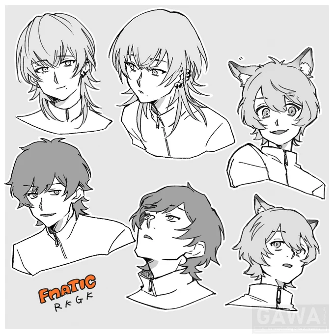 慣らし写経とボツになったFA
(結局実写のお姿にしたので供養) 