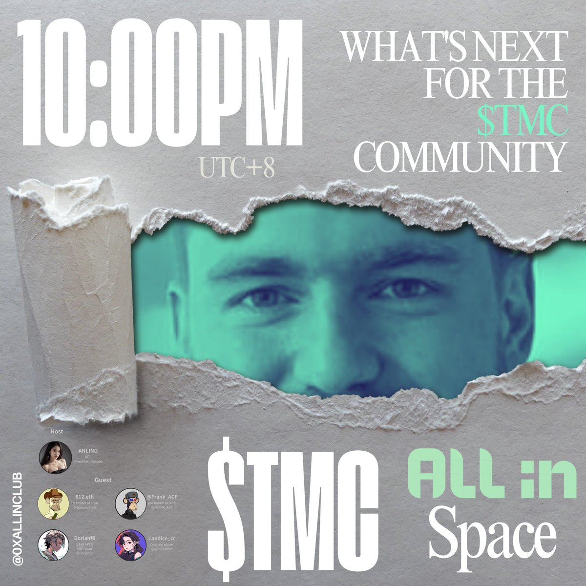 ✨Aloha! I hope you enjoy the story of🚀 $TMC, and we are also looking forward to the next move of🚀 $TMC. 
Today there will be some good news brought by <a href="/traviscline/">tmc/acc</a> to synchronize with you.            

⌚️ : 5/2 10:00PM (UTC+8)
🏠：x.com/i/spaces/1mrxm…