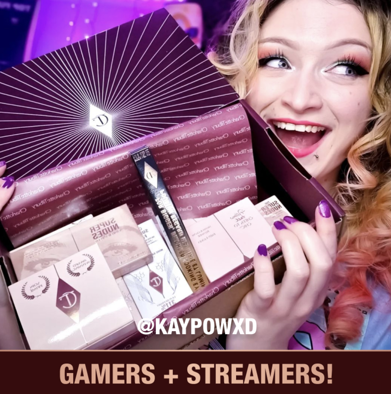 KelseYouLater's tweet image. Charlotte Tilbury has a gaming team! Here is where they can be found:

Tiktok: tiktok.com/@charlottetilb…
Twitch: twitch.tv/charlottetilbu…

Make up and gaming fan / streamer and interested in getting involved? Make sure you&apos;ve signed up as a Magic Beauty Star friends.charlottetilbury.com/mbsgamers/crea…