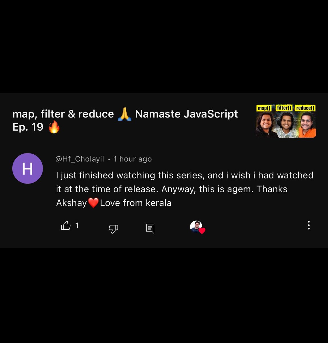 akshaymarch7's tweet image. 4 years on YouTube, more than 2 million unique viewers. Still Namaste JavaScript remains the best series to learn JavaScript from. 
Thank you! ♥️
#namastejavascript