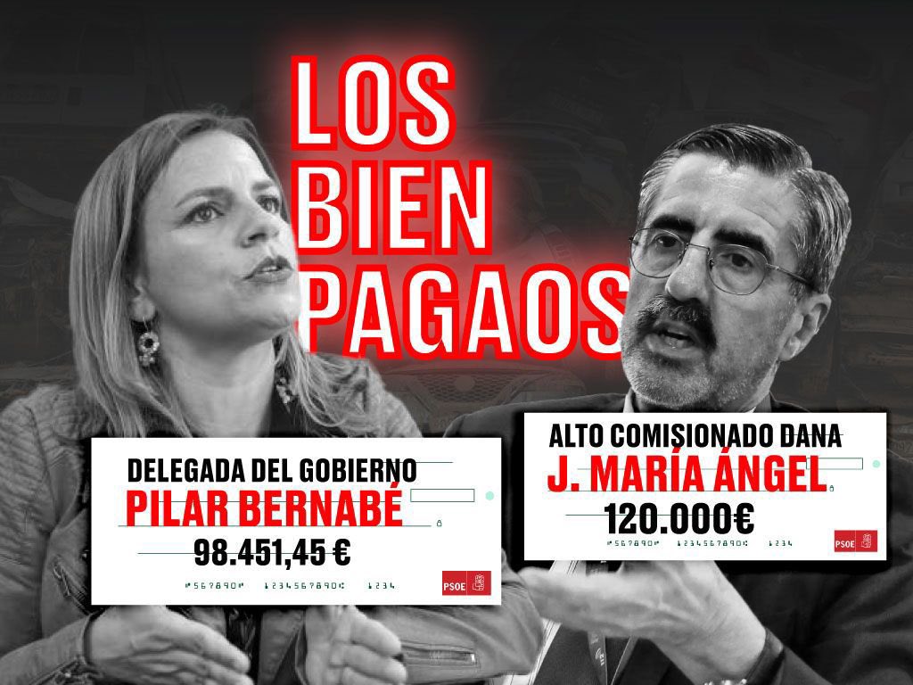 <a href="/SocialistesVal/">PSPV-PSOE</a> Ya sabíamos que verificar la información no era vuestro fuerte.

Preguntarle a la Sra. delegada y al Sr. alto comisionado sobre sus sueldos VIP, seguramente os llevéis una sorpresa. 

Esto sí que es inadmisible e inaguantable.