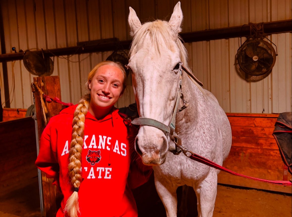 I am so excited and blessed to announce my verbal commitment to continue my academic and athletic career playing D1 soccer at Arkansas State University, studying Animal Science and Equine Management! Thank you to my family, coaches &amp; teammates, and A-State coaches for this