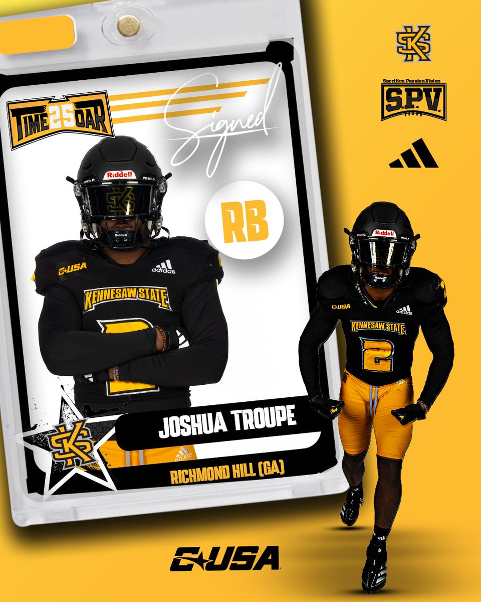Kennesaw State Football (@kennesawstfb) on Twitter photo ๐บ๐ฐ๐ฎ๐ต๐ฌ๐ซ โ๏ธ
Owl Nation, welcome <a href="/JoshuaUT_24/">Joshua Ulrich-Troupe</a> to Kennesaw State!
#HootyHoo | #NSD25 ๐บ๐ฐ๐ฎ๐ต๐ฌ๐ซ โ๏ธ
Owl Nation, welcome <a href="/JoshuaUT_24/">Joshua Ulrich-Troupe</a> to Kennesaw State!
#HootyHoo | #NSD25