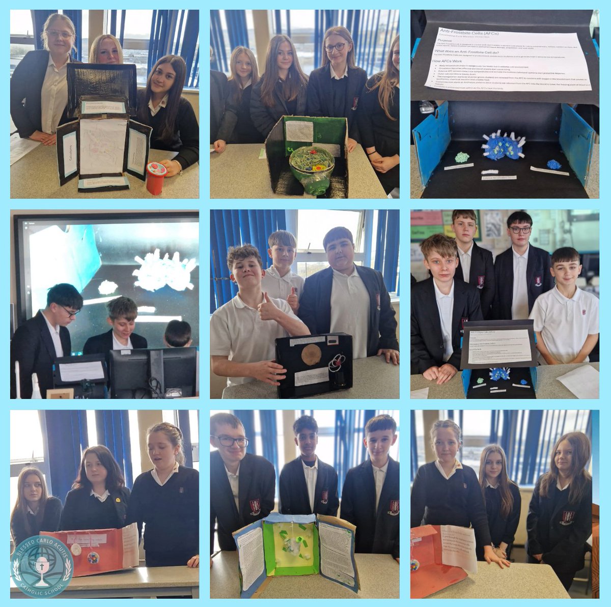 BCACS_Science's tweet image. Well done to Mr. Morgan’s Year 9 classes for their incredible specialised cell models! 🧬🔬 Their presentations showed great knowledge and creativity—fantastic work! 🚀 #ScienceStars #FutureScientists @BishopHedleyRC