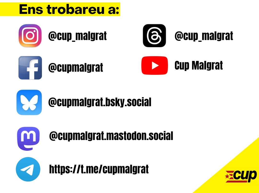 CUP Malgrat tweet media
