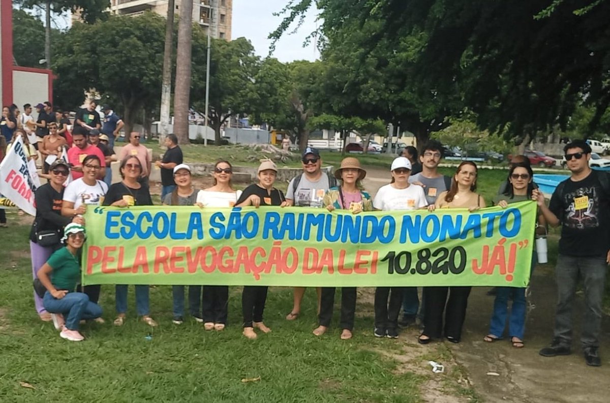 Tatilobatto's tweet photo. Santarem, Pará 
Pela revogação da lei 10820 Já ✊🏼
#ForaRossieli https://t.co/kuzrvSt4Pk