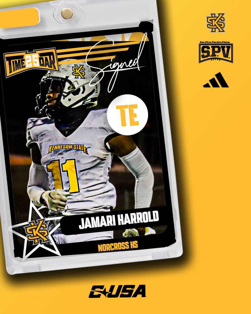 Kennesaw State Football (@kennesawstfb) on Twitter photo 𝑺𝑰𝑮𝑵𝑬𝑫 ✍️
Owl Nation, welcome <a href="/JamariHarrold/">Jamari (Mansory Mari) Harrold✞</a> to Kennesaw State!
#HootyHoo | #NSD25 𝑺𝑰𝑮𝑵𝑬𝑫 ✍️
Owl Nation, welcome <a href="/JamariHarrold/">Jamari (Mansory Mari) Harrold✞</a> to Kennesaw State!
#HootyHoo | #NSD25