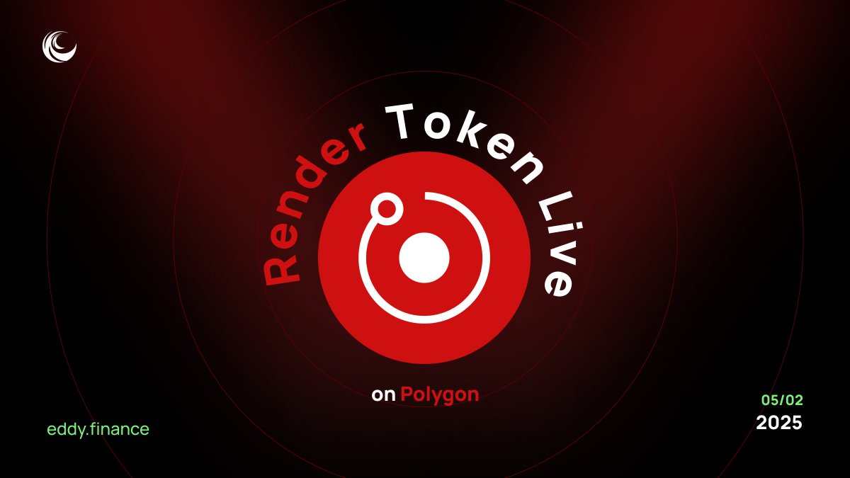 Eddy Finance | 🟢 Mainnet Live (@eddy_protocol) on Twitter photo Exciting update 💡
We are excited to announce that Render token is now live on <a href="/eddy_protocol/">Eddy Finance | 🟢 Mainnet Live</a> 📷
We are dedicated to building on interoperability and affordability💰.
Make your moves now: app.eddy.finance Exciting update 💡
We are excited to announce that Render token is now live on <a href="/eddy_protocol/">Eddy Finance | 🟢 Mainnet Live</a> 📷
We are dedicated to building on interoperability and affordability💰.
Make your moves now: app.eddy.finance