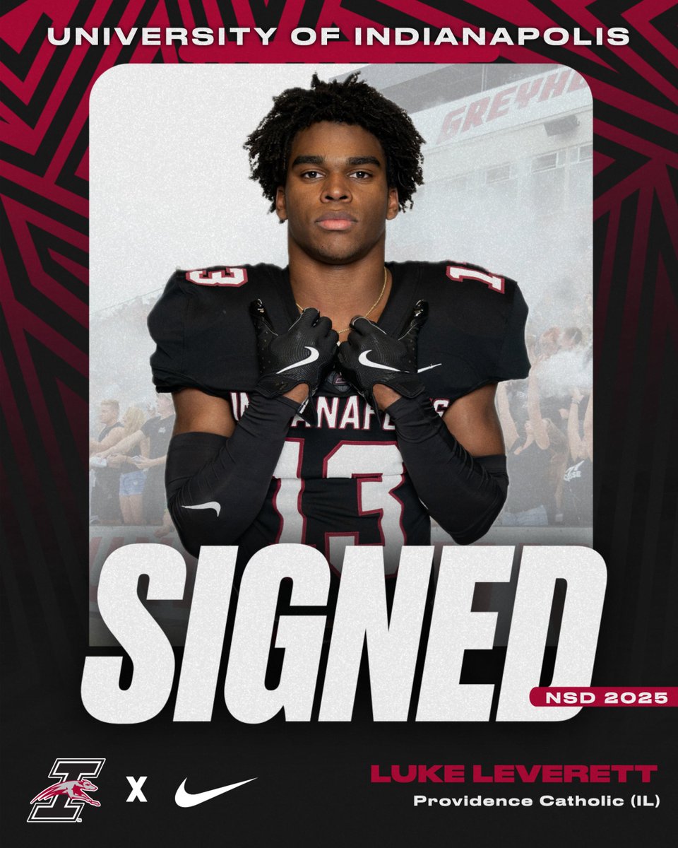 UIndy Football (@uindyfb) on Twitter photo Welcome 2⃣TheHound5⃣‼️
👤 <a href="/LukeLeverett2/">Luke Leverett</a>
🏈 Providence Catholic (IL)
🎞️ tinyurl.com/2ttue7xh
#GoHounds | #TogetherWeWin Welcome 2⃣TheHound5⃣‼️
👤 <a href="/LukeLeverett2/">Luke Leverett</a>
🏈 Providence Catholic (IL)
🎞️ tinyurl.com/2ttue7xh
#GoHounds | #TogetherWeWin