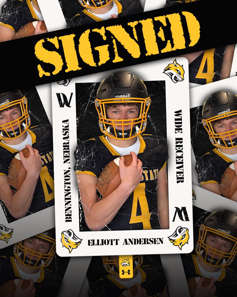 Wayne State Football (@waynestfootball) on Twitter photo π¨ OFFICIALLY A WILDCAT π¨
π―πΎπ₯ <a href="/ElliottAnders2/">Elliott Andersen</a>
π
ΏοΈ : WR
π: Bennington, NE
π―WELCOME TO THE FAMILYπ―
#NationalSigningDay #CAT25TANDARD #ForThePaw π¨ OFFICIALLY A WILDCAT π¨
π―πΎπ₯ <a href="/ElliottAnders2/">Elliott Andersen</a>
π
ΏοΈ : WR
π: Bennington, NE
π―WELCOME TO THE FAMILYπ―
#NationalSigningDay #CAT25TANDARD #ForThePaw