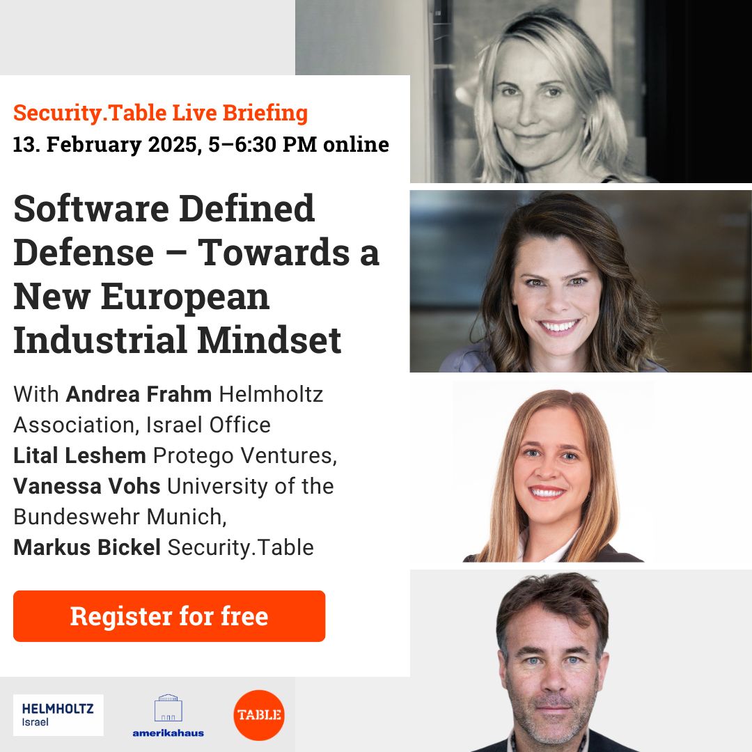 📆 Wir laden ein zum Sicherheitsexpertinnen-Talk in Kooperation mit <a href="/helmholtz_il/">Helmholtz Israel Office</a>. Mit dabei: <a href="/VohsVanessa/">Vanessa Vohs</a>, <a href="/LaFrahm/">Andrea Frahm</a> und Lital Leshem. Die Veranstaltung findet auf Englisch statt und ist ein Side-Event der #MSC2025.

Kostenlose Anmeldung: buff.ly/3PWOGUI