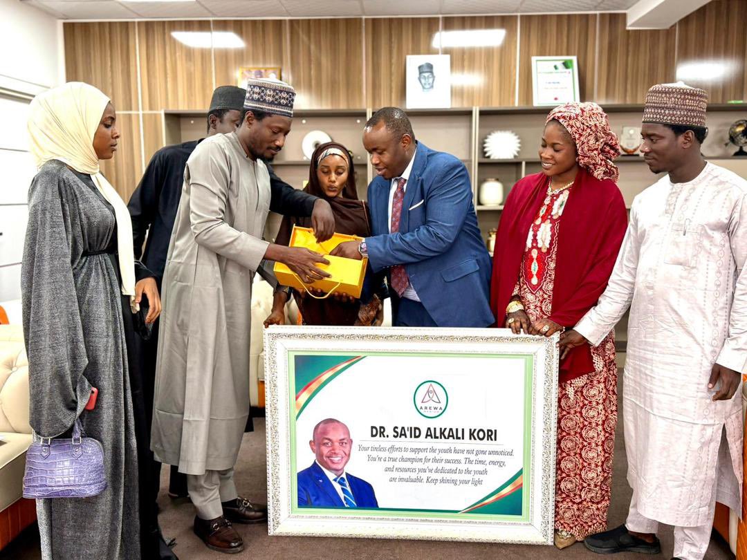 Dr. <a href="/Arc_SaidKori/">Arc. Sa'id Kori | PhD</a> , the Chairman of Thinklab Group, has been honored with the Visionary Guidance and Exceptional Leadership Award by Arewa Medium, a leading digital production company in Northern Nigeria. 
#2025newyear #GRAMMYs #NewYear2025 #trend #Trending #TrendingNow