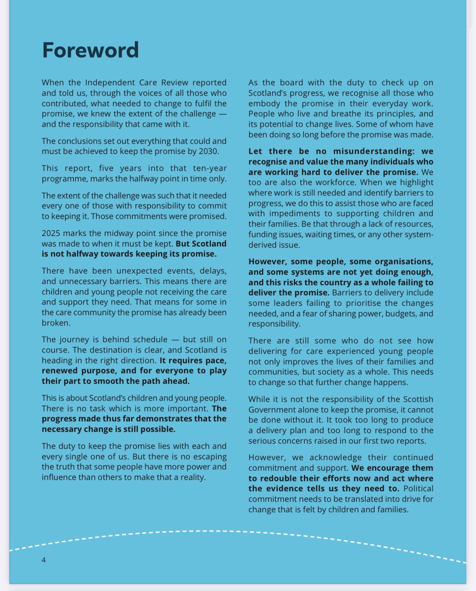 Great to hear from <a href="/ryannmcshanee1/">Ryan McShane</a> <a href="/Oisin_King_/">Oisín King</a> <a href="/lorrain1971/">Lorraine Moore</a> <a href="/frasmckinlay/">Fraser McKinlay</a> <a href="/fionathepromise/">Fiona Duncan</a> &amp; David Anderson #SCVOgathering this morning. Launching the oversight board’s report 3.
Lots achieved. A huge lot still to be done.
The Foreword captures this perfectly

#KeepThePromise