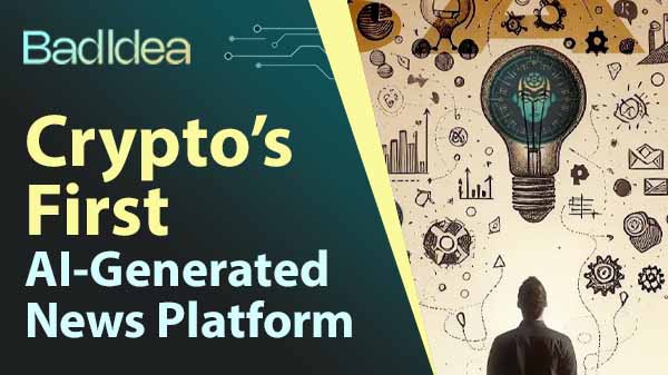 REALLY??? A Crypto News website Created by an AI Agent?? badideas.ai/the-first-ai-g… $bad