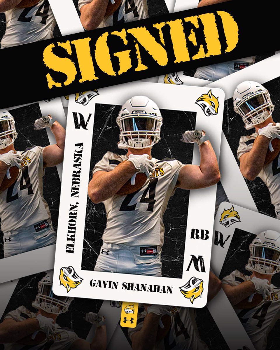 Wayne State Football (@waynestfootball) on Twitter photo 🚨 OFFICIALLY A WILDCAT 🚨
🐯🐾🔥 <a href="/GavinShanahan24/">Gavin Shanahan</a>
🅿️ : RB
📍: Elkhorn, NE
🐯WELCOME TO THE FAMILY🐯
#NationalSigningDay #CAT25TANDARD #ForThePaw 🚨 OFFICIALLY A WILDCAT 🚨
🐯🐾🔥 <a href="/GavinShanahan24/">Gavin Shanahan</a>
🅿️ : RB
📍: Elkhorn, NE
🐯WELCOME TO THE FAMILY🐯
#NationalSigningDay #CAT25TANDARD #ForThePaw