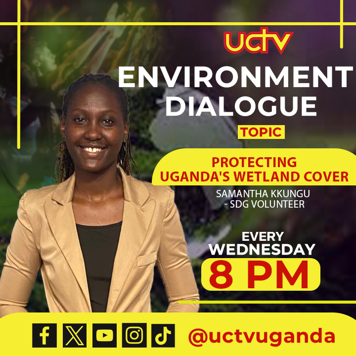 uctvuganda's tweet photo. Join us on Environment Dialogue
Topic: Protecting Uganda's Wetland Cover
#uctvenvironmentdialogue #environmentdialogue #wetlandprotection https://t.co/tn4G4rTDD2