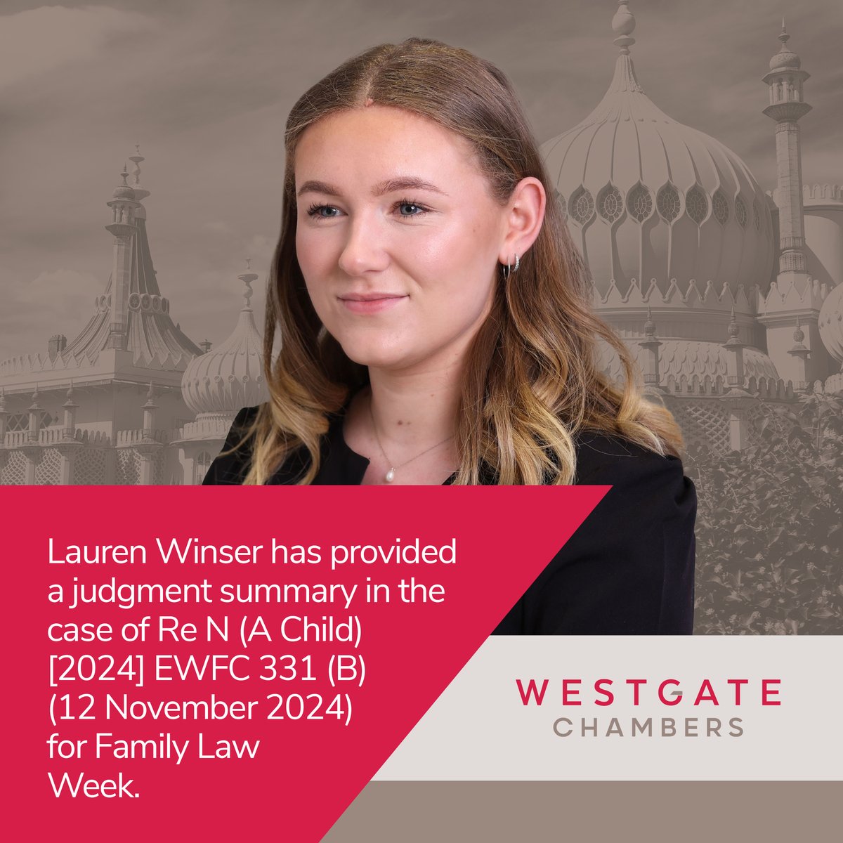 Lauren Winser has provided a judgment summary in the case of Re N (A Child) [2024] EWFC 331 (B) (12 November 2024) for <a href="/familylawweek/">Family Law Week</a>.  You can read the full summary at familylawweek.co.uk/judgments/re-n…