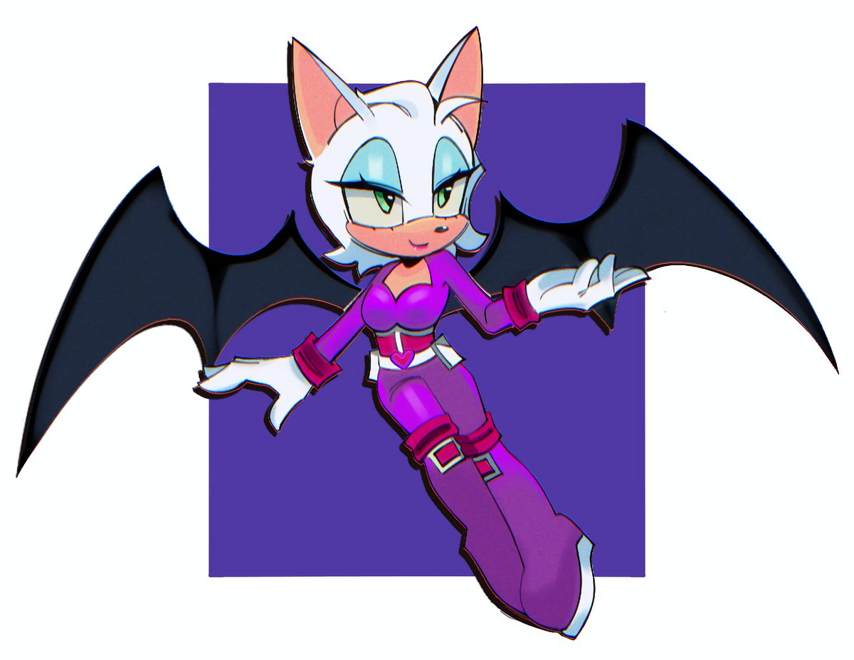 Req from someone ty :3 #RougeTheBat #SonicTheHedgehog