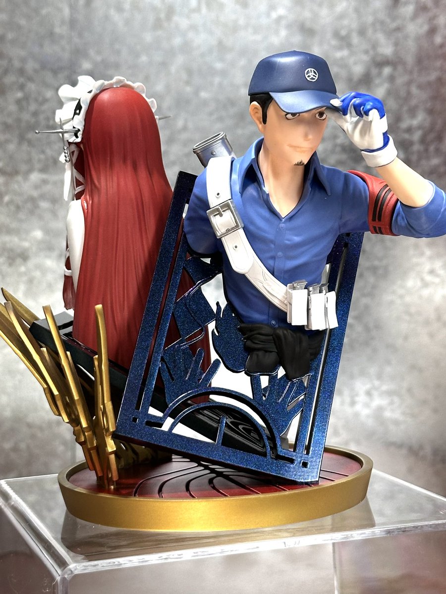 mi_z_no's tweet photo. P3R 順平&amp;チドリ胸像
未塗装未組立キット（3Dプリンター出力品） 
15000円　生産数10（力尽きなければ）

ワンダーフェスティバル2025冬にて展示販売します
よろしくお願いします！

ついでにターンテーブル動画も撮りました。当日は回転しない予定です。
#WF2025W 
#WF2025Wおしながき 
#P3R https://t.co/JiaT7SixtQ