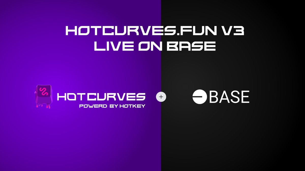 HotKeySwap's tweet image. Hotcurves Expands to BASE! 🚀

We’re bringing hotcurves V3 to @base, making it easier than ever to launch, earn, and build on one of the fastest-growing networks in crypto.

Why BASE?

With low fees, fast transactions, and deep liquidity, BASE is the perfect home for token…