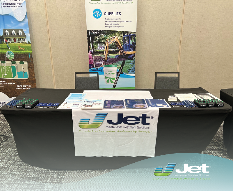 JetIncorp's tweet image. Come visit Ron at the Annual Tennessee Onsite Conference at Montgomery Bell State Park, February 5-6th. Ron would thrilled to discuss the new and improved PLT JET BAT treatment systems for residential applications and Jet community commercial-activated sludge and MBBR systems.