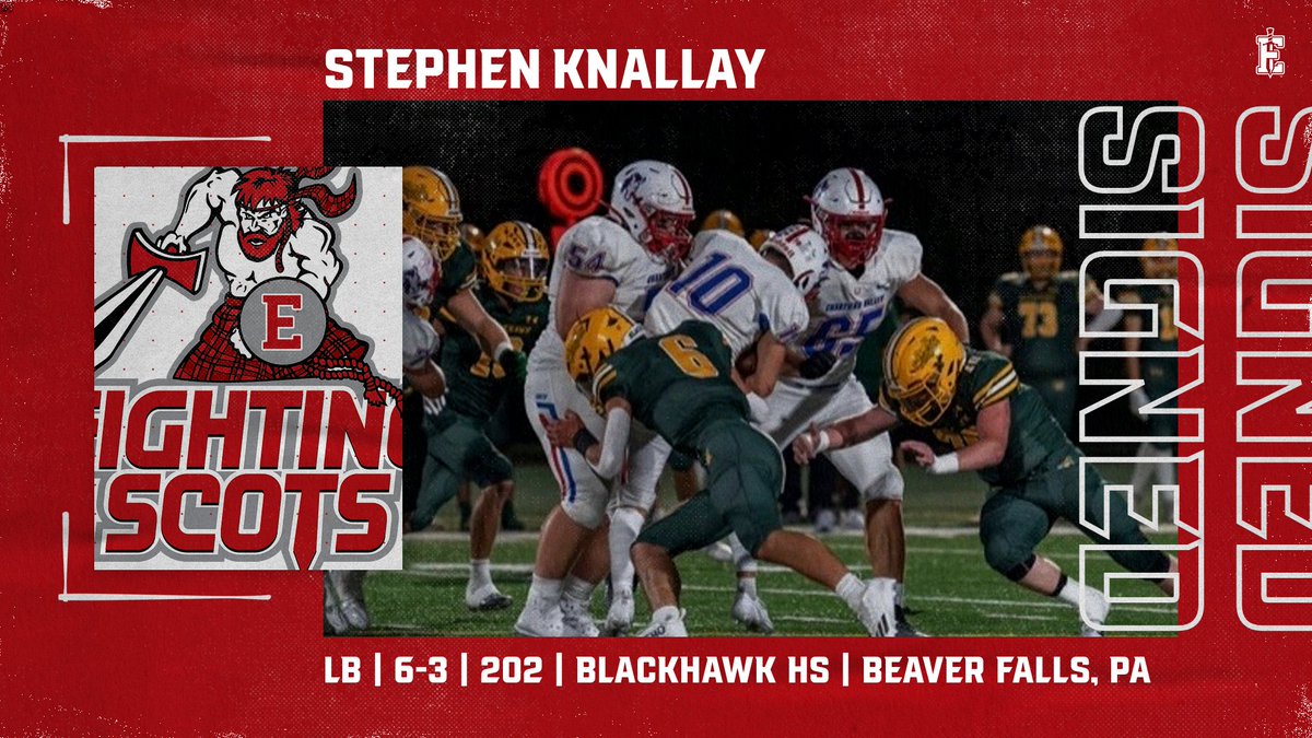 SIGNED: Stephen Knallay
🔗tinyurl.com/26c7dcvb
#NationalSigningDay ⚔️