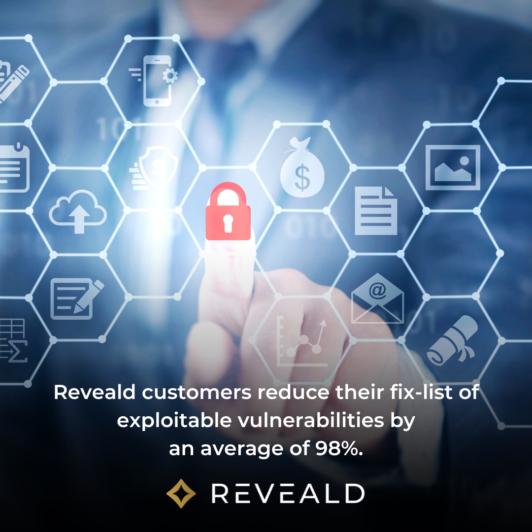 RevealdCyber's tweet photo. With Reveald, businesses significantly reduce their exploitable vulnerabilities. Our Epiphany Intelligence Platform uses AI to detect &amp; address threats &amp; the 24/7 Reveald Fusion Center provides expert analysis &amp; ongoing protection. Schedule a demo: https://t.co/etlhc3MVlh. https://t.co/cxfparYLdC