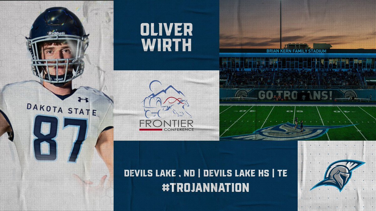 Welcome to the family!
Oliver Wirth ( @Oliverwirth )
From: Devils lake, ND 
HS: Devils Lake High School
TE | 6’6 | 210
Film:buff.ly/4hqjARs