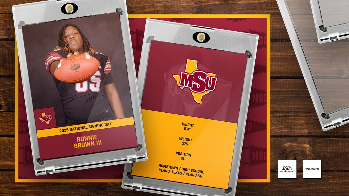 ✍️ Signed‼️
🏈 OL | 6'4" | 275
📍 Plano, Texas
🏫 Plano SH

Welcome to the #StangGang, Ronnie! 🐎