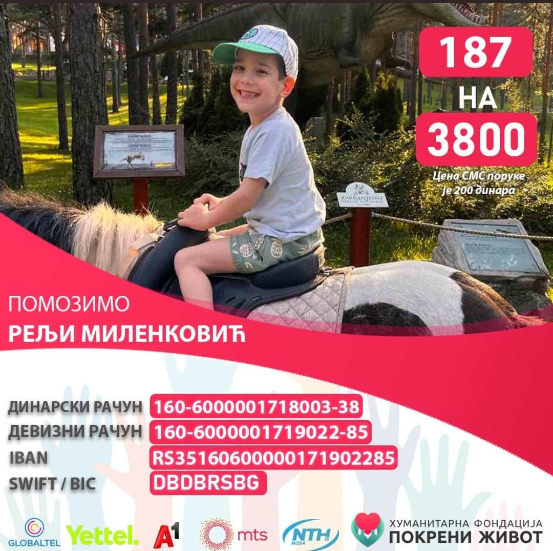 NemanjaSarovic's tweet photo. Помозите РЕЉИ!🙏 https://t.co/T09vU3rkiu