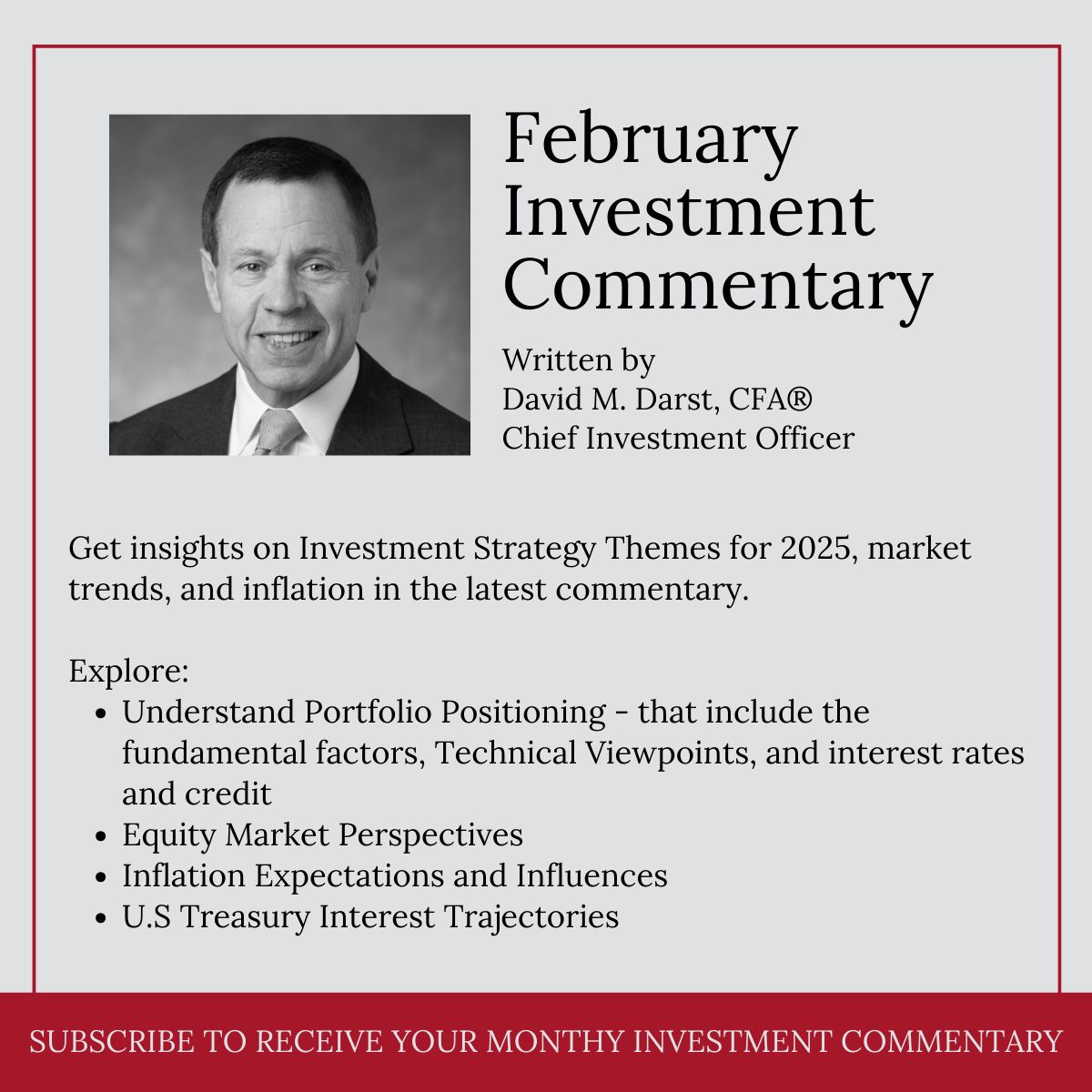 americanaprtnrs's tweet photo. Explore the February Investment Commentary by David Darst, Managing Director / Chief Investment Officer. 

Stay informed and subscribe to receive your monthly investment commentary: https://t.co/dC1asvPhIy https://t.co/OrRwxLYUID