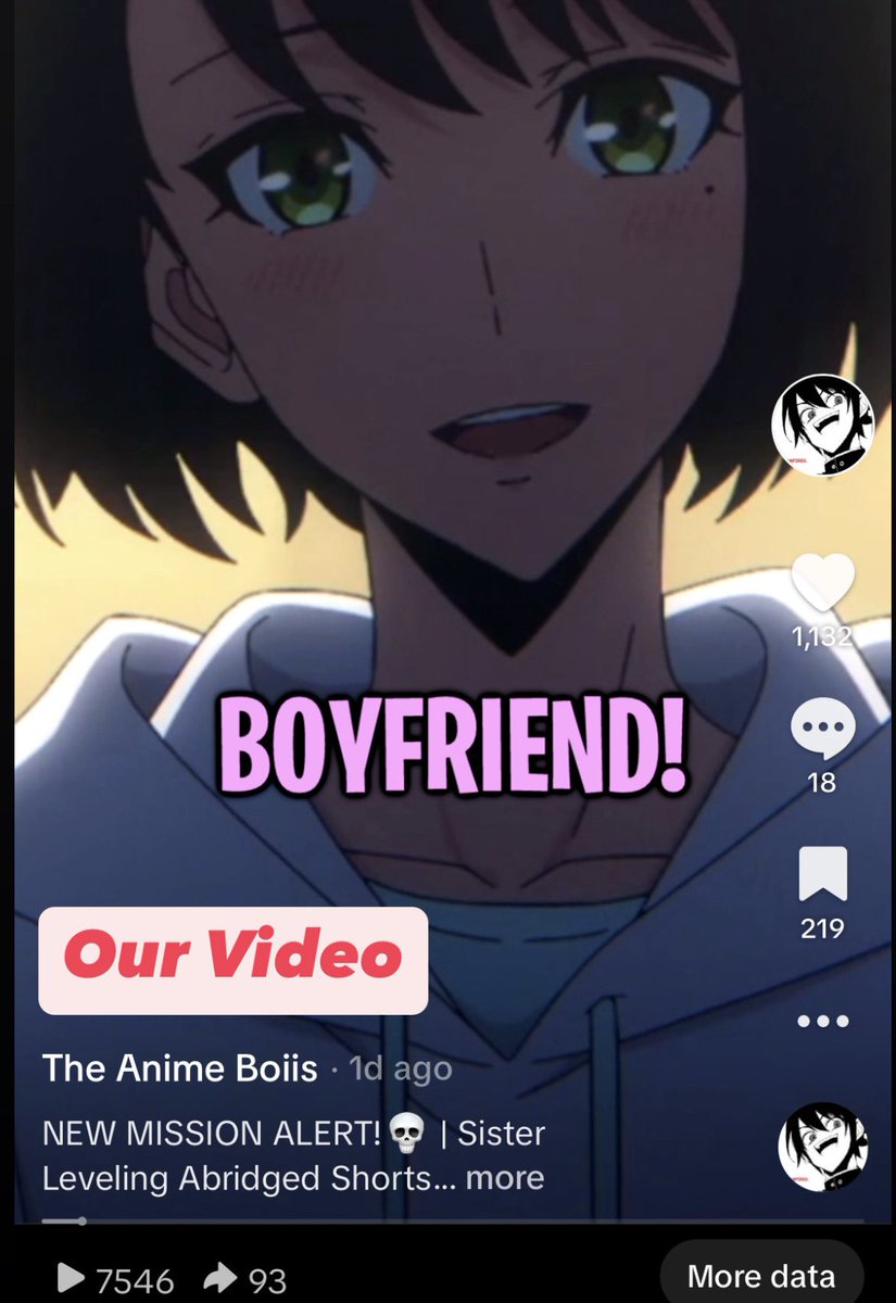 theanimeboiis's tweet photo. Maybe we just don’t understand how TikTok works, but how do accounts that repost our videos get 100x more viewership then when we post it to our actual TikTok?💀🫠 https://t.co/C3kFvz5POr