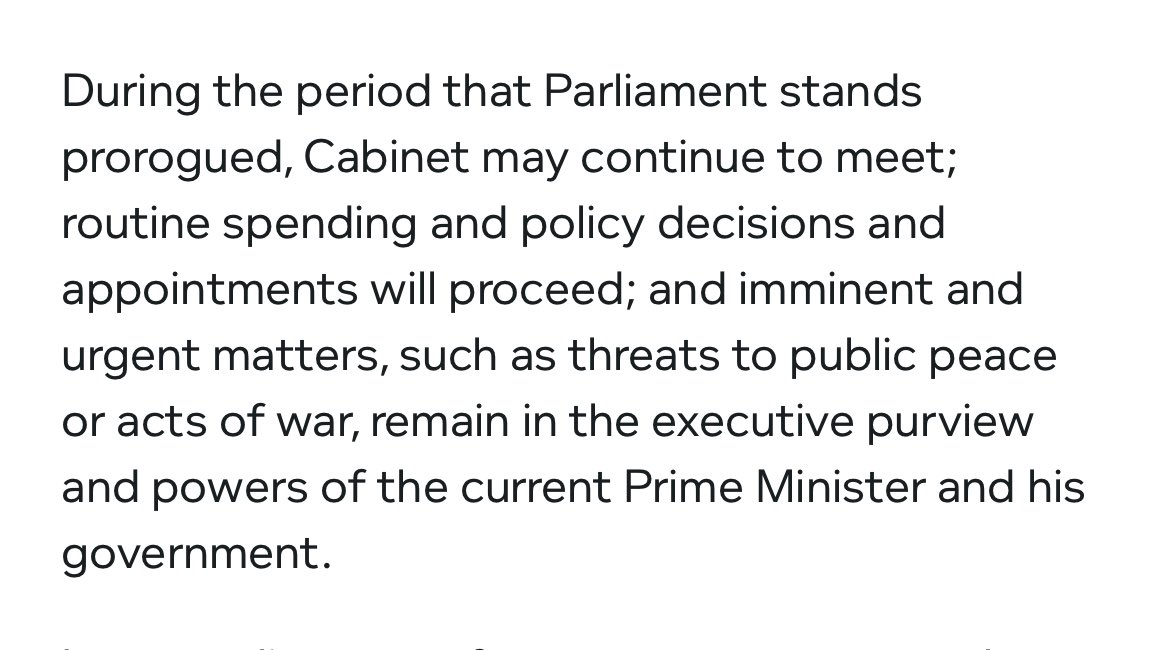 bananaz78's tweet photo. @CandiceMalcolm You may want to research what can still be done while parliament is prorogued. https://t.co/7p3kkjJV3z