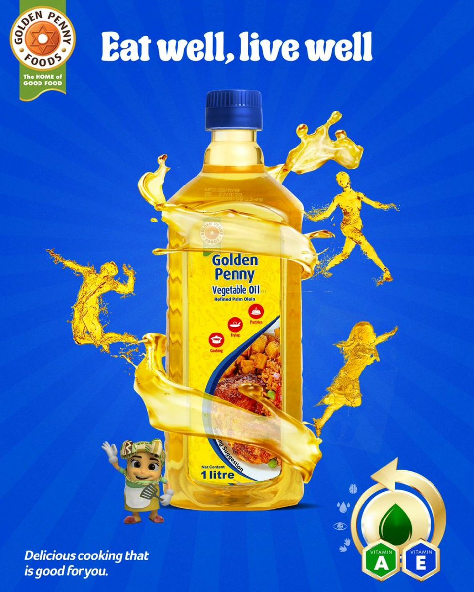gpennyoil's tweet photo. Welcome to the new era of cooking, where it’s not just about what tastes delicious but also about what’s good for you!❤️

🔔Time to #EatWell #Livewell. 

#GoldenPennyOil #CookingIsLove #EatWellLiveWell https://t.co/YeIkJGOMPN