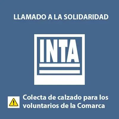 ‼️Llamado a la solidaridad
‼️Desde el INTA BARILOCHE Solicitamos a la comunidad su colaboración, las brigadas de voluntarios están necesitando calzado, borcegos de talles superiores al número 41.
INTA BARILOCHE (Modesta Victoria 4450, de 08 a 16 hs).