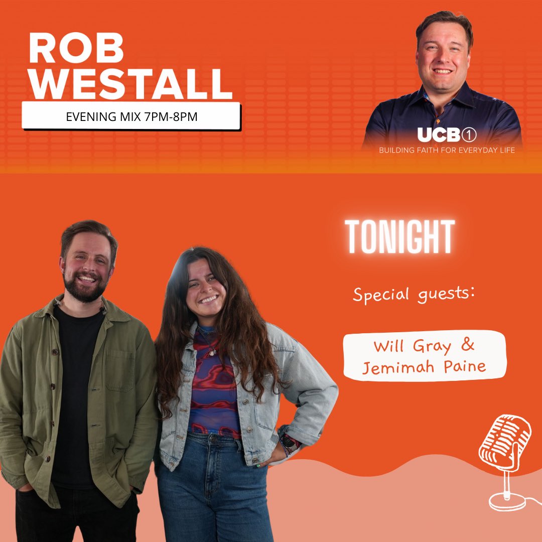 Tonight on the Evening Mix on UCB1 my guest are Will Gray &amp; Jemimah Paine who have an exciting collab coming out!